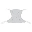 SLING BARIATRIC 600#CAP 4/6-PT FOR USE W/132440 DS