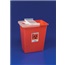 CONTAINER SHARPS RED 8 GALLON ROTARY LID 10/CS